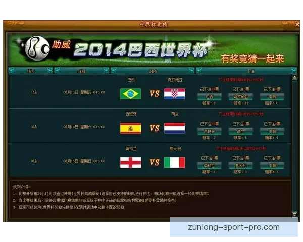 精彩世界杯赛事竞猜直播全程分析与实时预测互动